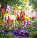 051 Horses - 3-ply - Ambiente